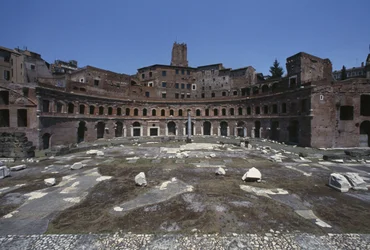 View of the Forum of Trajan, Built 107-112